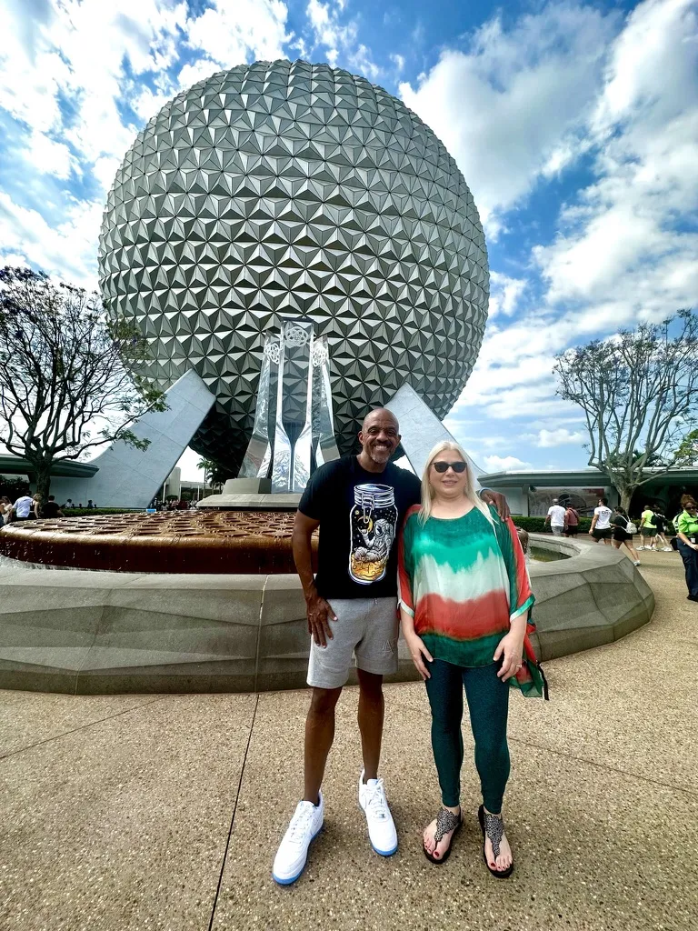 With Susan Polgar at Epcot