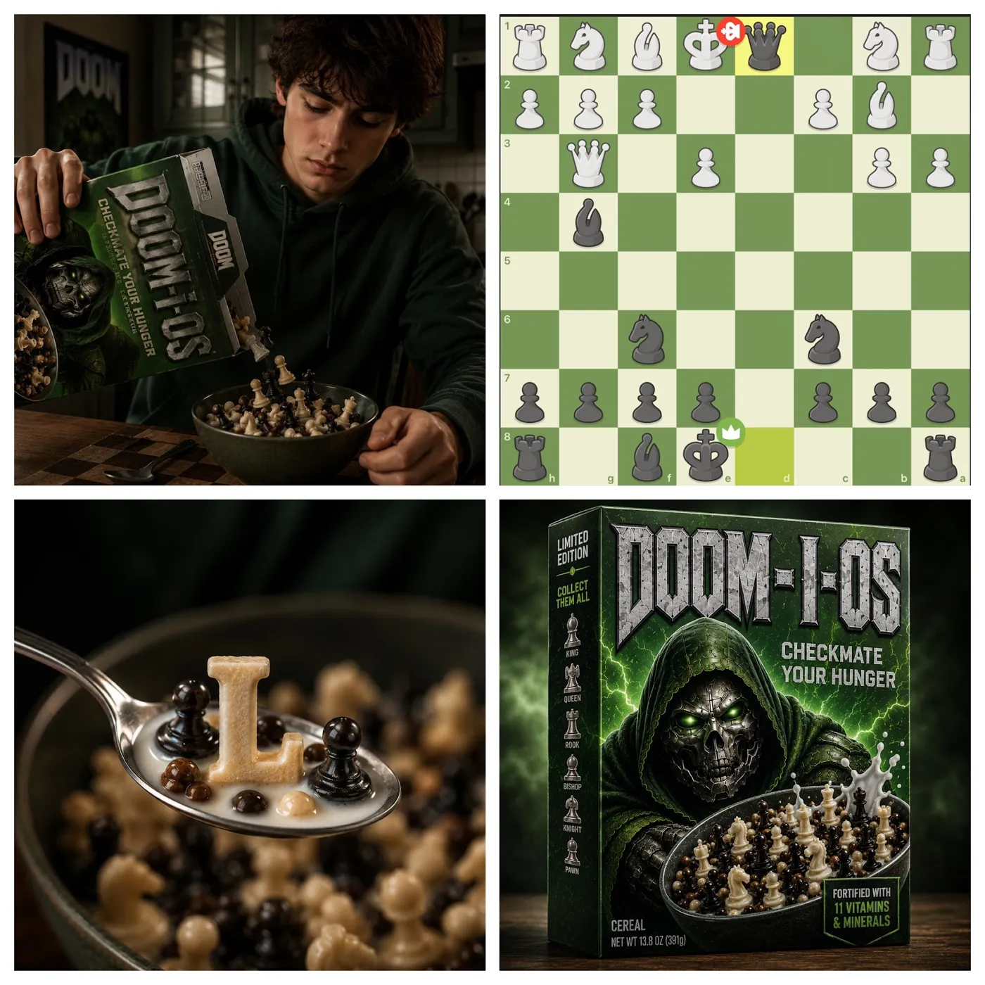 Omar-i-Os cereal: checkmate your hunger